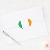 アイルランドハート国旗 ハートシール (封筒)