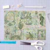 アイルランドバラコラージュティッシュペーパー 薄葉紙 (クラフト)