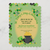 アイルランドパーティの招待状のクテシーラック 招待状 (正面/裏面)