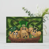 アイルランドパーティの招待状 – アイリッシュポテト 招待状 (スタンド正面)