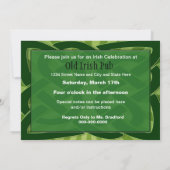 アイルランドパーティの招待状 – アイリッシュポテト 招待状 (裏面)