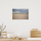 アイルランドビーチの嵐の日 ポスター (キッチン)