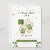 アイルランドビールで聖パトリックの祝日を祝おう 招待状 (正面)