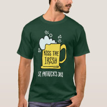 アイルランドビールをキス セントパトリックデイTシャツ