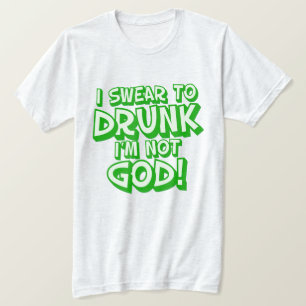 アイルランドビール飲み祭りのユーモア Tシャツ