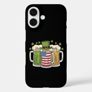 アイルランドビール アイルランド USA アメリカ国旗 聖パトリックの日 iPhone 16ケース