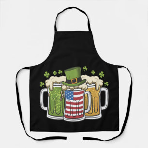 アイルランドビール アイルランド USA アメリカ国旗 聖パトリック エプロン