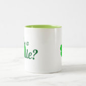 アイルランドファンシーのことわざをゴチャゴチャおもしろいゴチャする ツートーンマグカップ (中央)