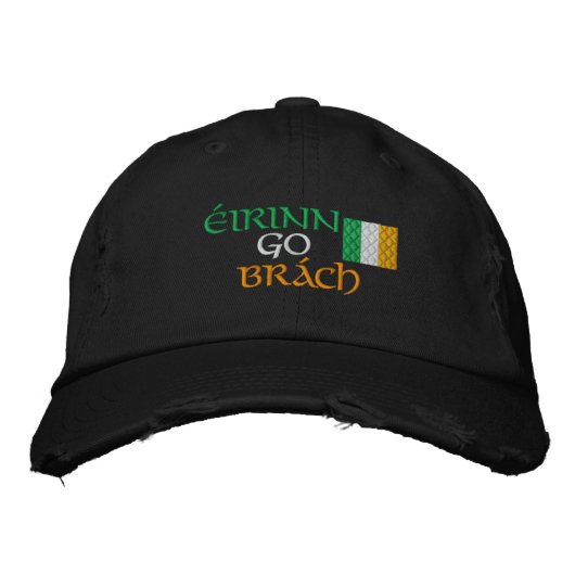 アイルランドフォーエバー 刺繍入りキャップ (正面)