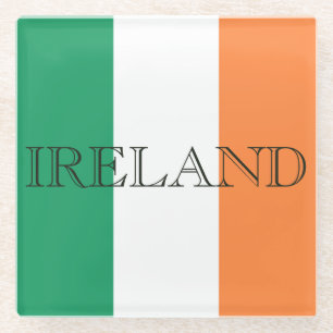 アイルランドフラグアイルランドコースタン ガラスコースター
