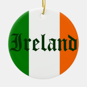 アイルランドフラグ セラミックオーナメント