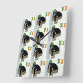 アイルランドプライドルーシー スクエア壁時計 (傾斜)