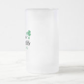 アイルランドプリンセスウィメンズセントパトリックの日文字 フロストグラスビールジョッキ (中央)