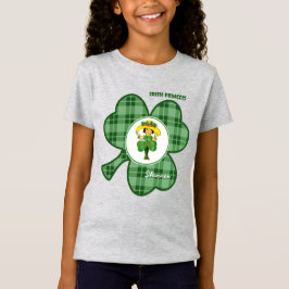 アイルランドプリンセス |名前をカスタムする聖パトリックの日 Tシャツ