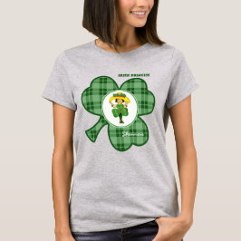 アイルランドプリンセス |名前をカスタムする聖パトリックの日 Tシャツ