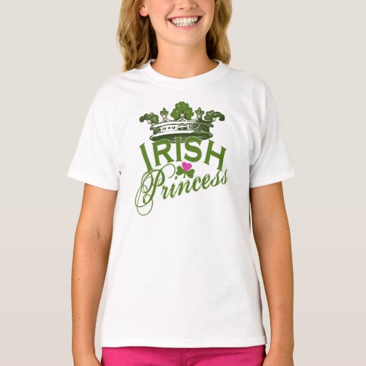 アイルランドプリンセスSt patricks dayTシャツ Tシャツ (正面)