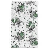 アイルランドベビーキャリッジセントパトリックの日ベビーシャワー スモールペーパーバッグ (正面)