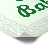 アイルランドベビー乳母車シャワーサイン ポスター (角)