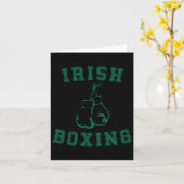 アイルランドボクシンググリーンヴィンテージ動揺してスタイル カード (黄色い花)