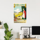 アイルランドポスター アイルランドアート 旅行の印刷物 ポスター (ホームオフィス)