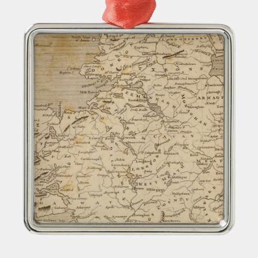 アイルランドマップバイアロースミス メタルオーナメント (正面)