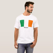 アイルランドメンズTシャツの旗 Tシャツ (正面フル)