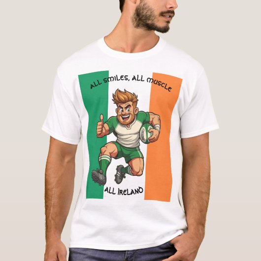 アイルランドラグビーチャージ Tシャツ (正面)