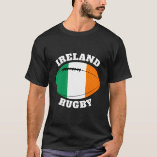 アイルランドラグビーボール国旗アイリッシュラグビーファン2020 Tシャツ