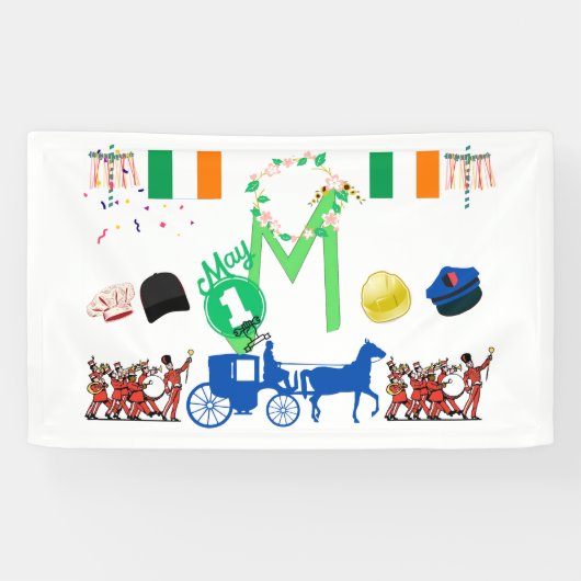 アイルランドラバーデイテーマ 横断幕 (横)