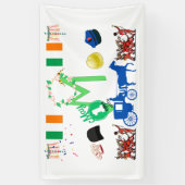 アイルランドラバーデイテーマ 横断幕 (縦)