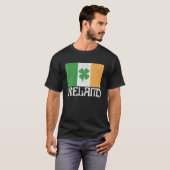 アイルランドレトロアイルランド国旗アイルランドSt patricks dayウォム Tシャツ (正面フル)