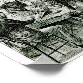 アイルランドレリーフ、 浮き彫り ポスター (角)