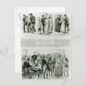 アイルランドレリーフ、 浮き彫り ポストカード (正面/裏面)