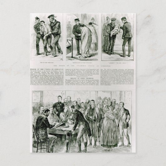 アイルランドレリーフ、 浮き彫り ポストカード (正面)