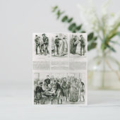 アイルランドレリーフ、 浮き彫り ポストカード (スタンド正面)