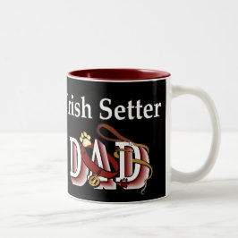アイルランドン・セッターの父へのギフト ツートーンマグカップ