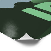 アイルランドヴィンテージスタイル旅行ポスター ポスター (コーナー)