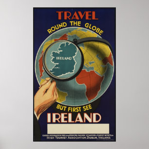 アイルランドヴィンテージ旅行ポスター広告レトロプリント ポスター