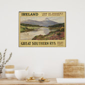 アイルランドヴィンテージ旅行ポスター広告レトロプリント ポスター (キッチン)