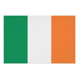 アイルランド三色国旗の愛国心のある聖パトリックの日 ポスター