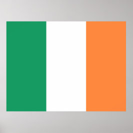 アイルランド三色国旗の愛国心のある聖パトリックの日 ポスター