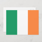 アイルランド三色国旗の愛国心のある聖パトリックの日 ポストカード (正面/裏面)