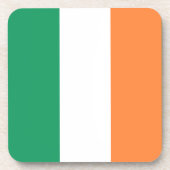 アイルランド三色国旗の愛国心モダン コースター (正面)
