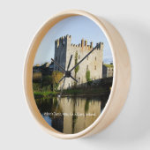 アイルランド中世の城、アシー、キルデアアイルランド共同 壁時計 (傾斜)