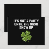 アイルランド人が現れるまではパーティーではない ポストカード (正面/裏面)