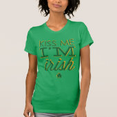アイルランド人だよキスしてTシャツ Tシャツ (正面)