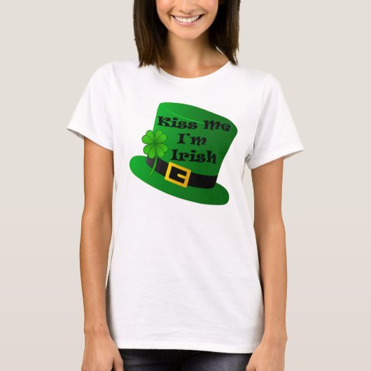 アイルランド人だよ、キスして Women's Tシャツ (正面)