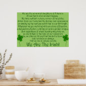 アイルランド人だ！ポスタープリント ポスター (キッチン)