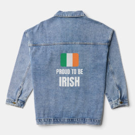 アイルランド人であることを誇りに思う デニムジャケット