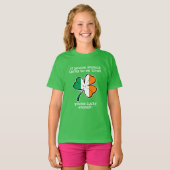 アイルランド人でラッキー Tシャツ (正面フル)